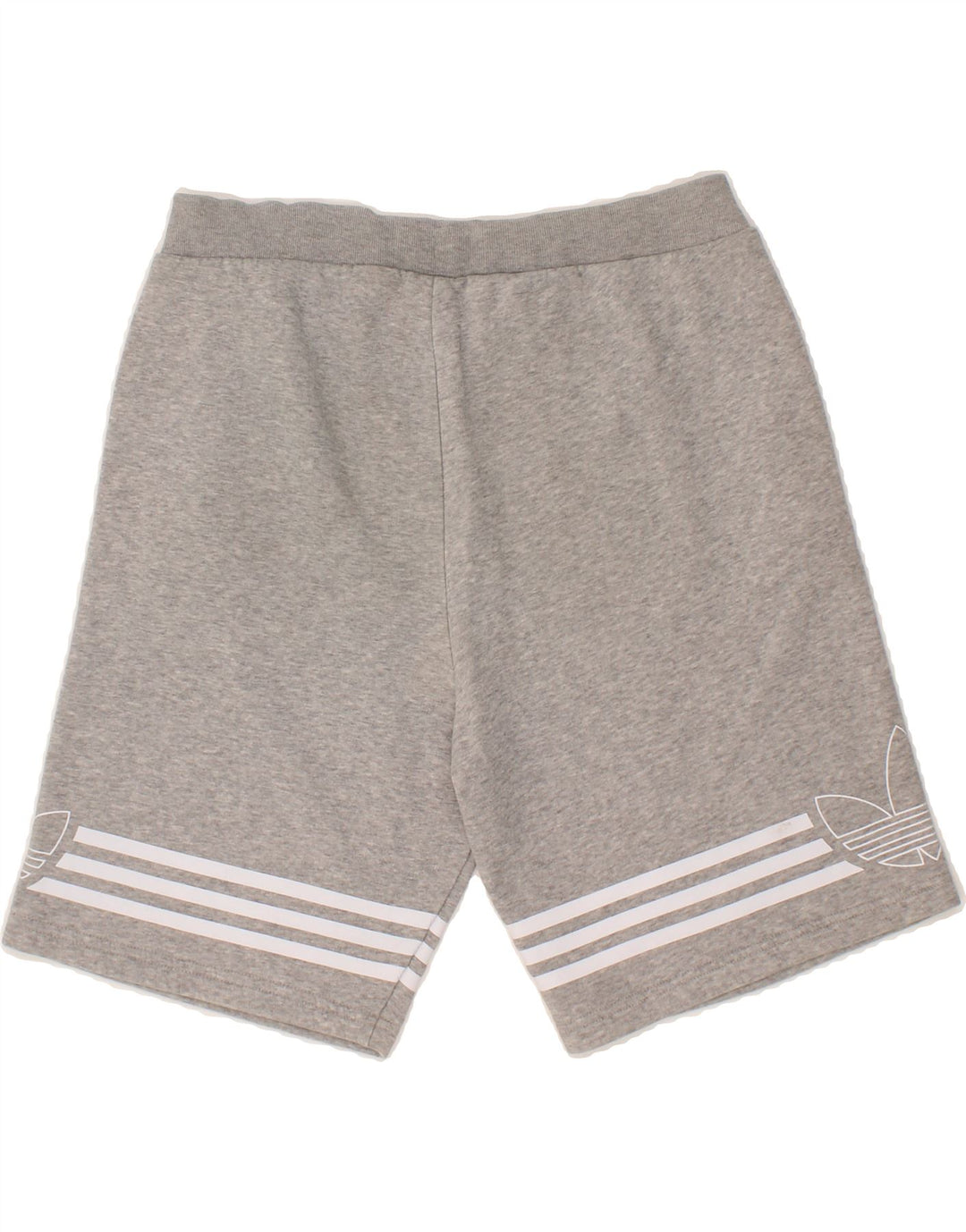 ADIDAS Womens Graphic Sport Shorts Medium  Grey Cotton Vintage Adidas and Second-Hand Adidas from Messina Hembry 
