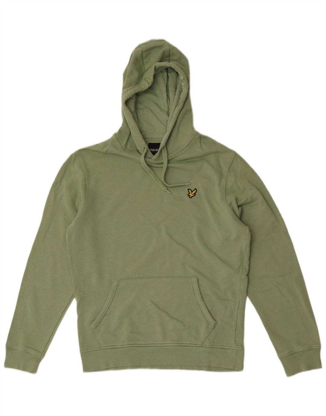 Lyle & Scott muška majica s kapuljačom Srednje zeleni pamuk