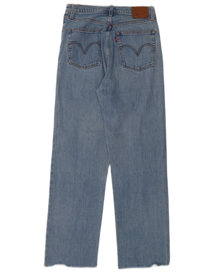 Levi's ženske ravne traperice s prsnim košem W29 L30 plave