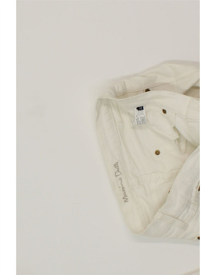 MASSIMO DUTTI Womens Slim Jeans W31 L33 White Cotton Vintage Massimo Dutti and Second-Hand Massimo Dutti from Messina Hembry 