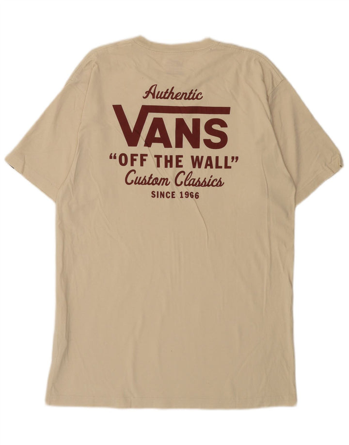 Vans muška majica kratkih rukava klasičnog kroja, srednji bež pamuk
