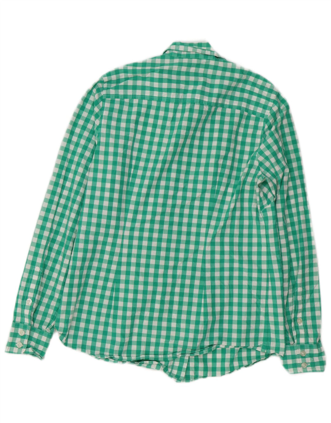 VINEYARD VINES Ženska košulja US 6 srednje zelene boje od gingham pamuka