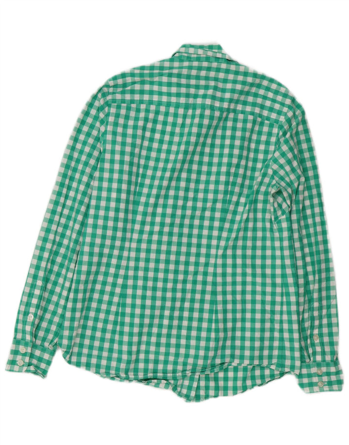 VINEYARD VINES Ženska košulja US 6 srednje zelene boje od gingham pamuka