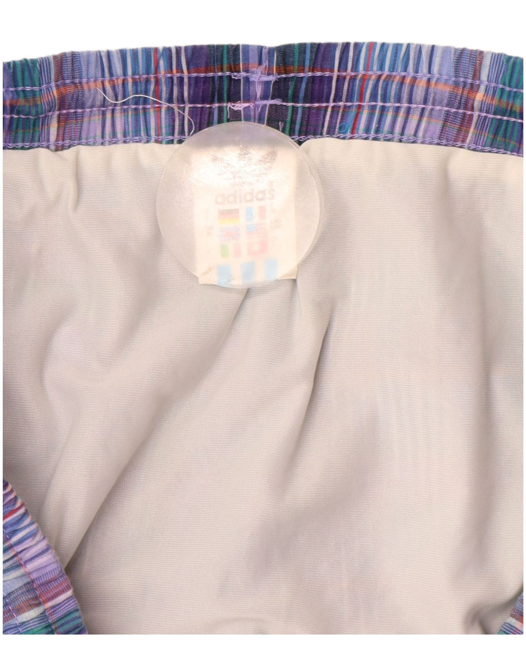 ADIDAS muške kupaće kratke hlače veliki plavi karirani pamuk