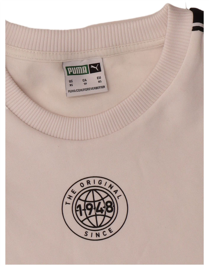 PUMA muški džemper XS bijeli poliester