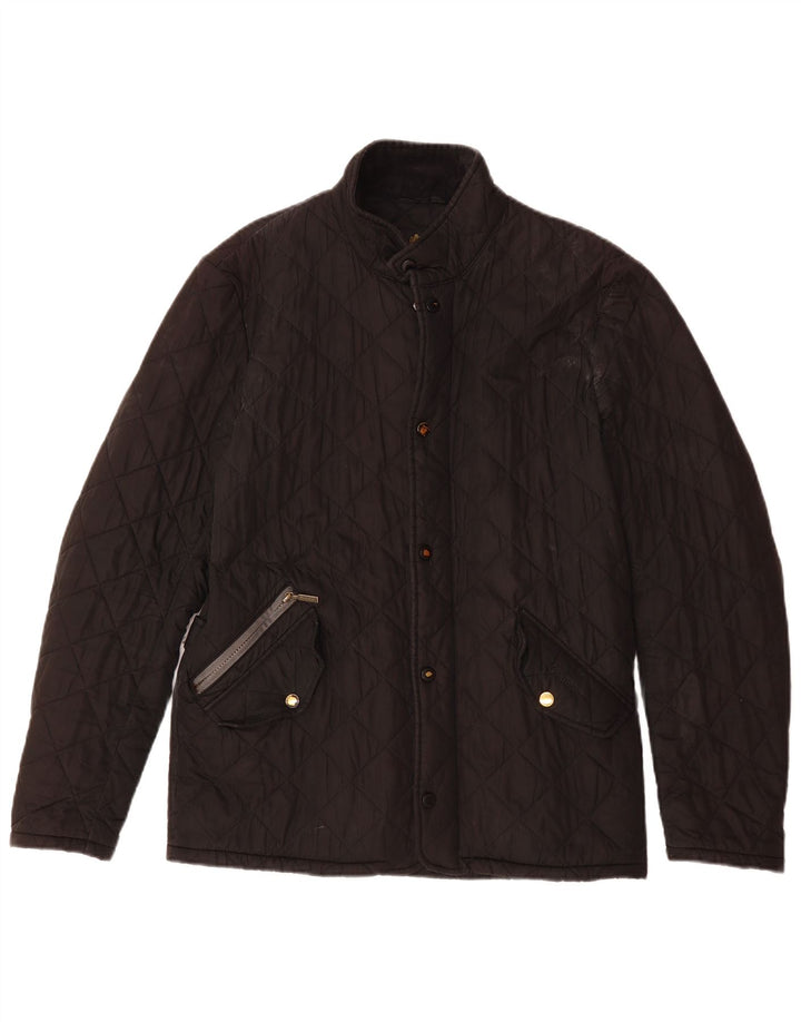 BARBOUR Muška prošivena jakna UK 36 Mala crna