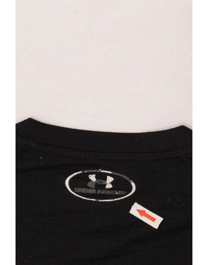 UNDER ARMOUR Muška majica s toplinskom opremom, mali crni poliester