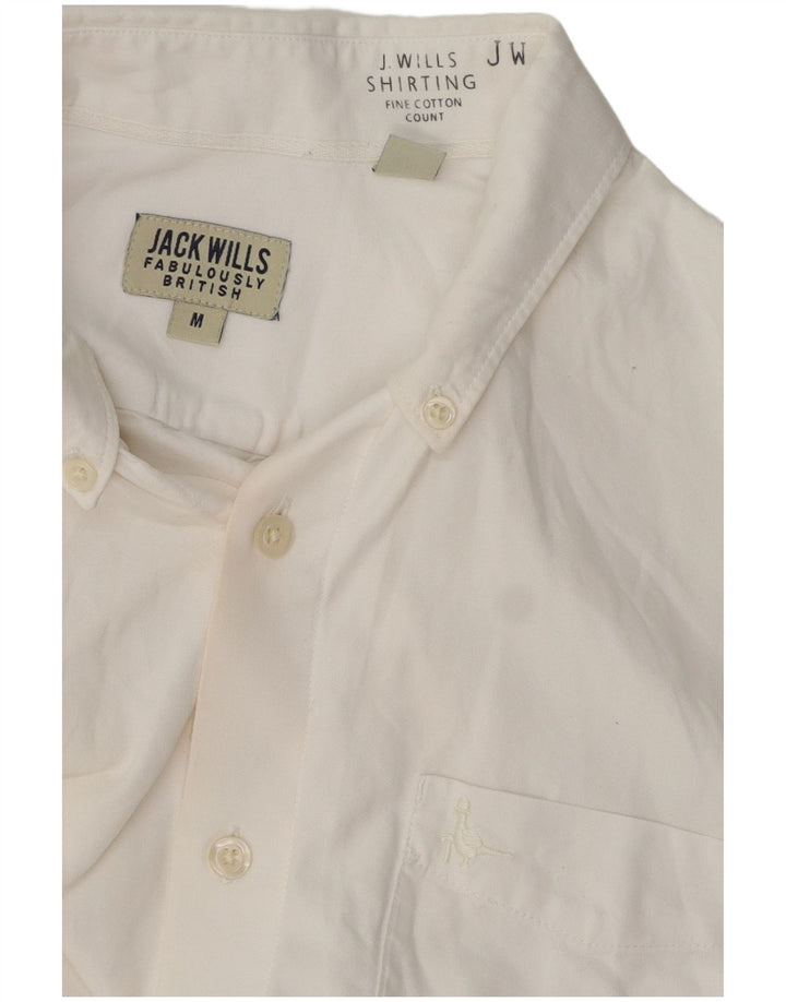 Jack Wills muška košulja Srednje bijeli pamuk