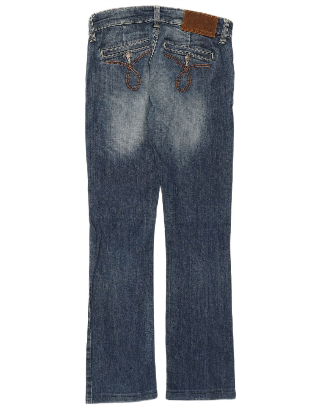 Ženske traperice Calvin Klein Bootcut W27 L27 plavi pamuk