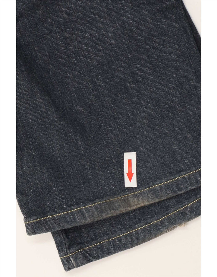 Levi's ženske ravne traperice W26 L32 tamnoplavi pamuk