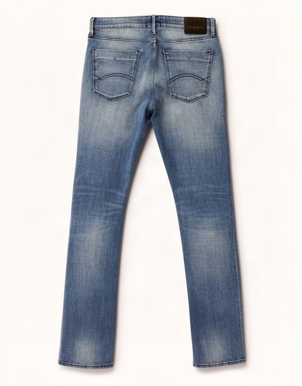 Tommy Hilfiger Muške uske traperice W34 L34 Plavi pamuk