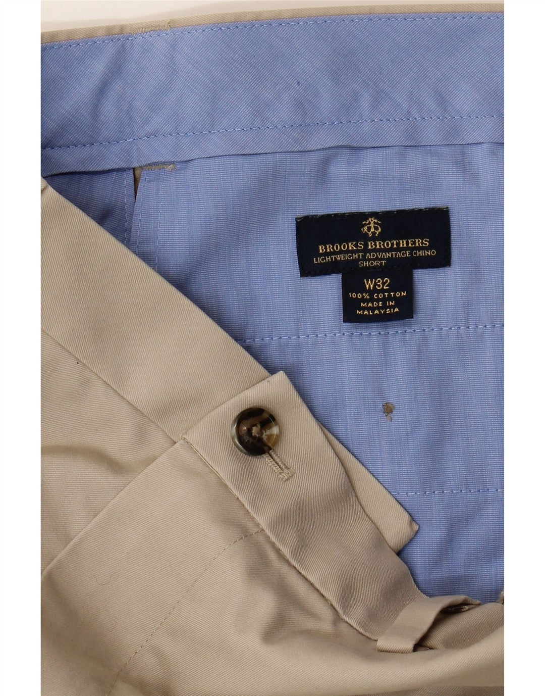 Brooks Brothers muške chino kratke hlače W32 srednje bež pamuk