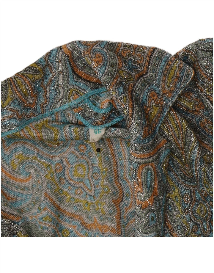 Vintage ženska košulja bluza IT 46 Veliki raznobojni paisley