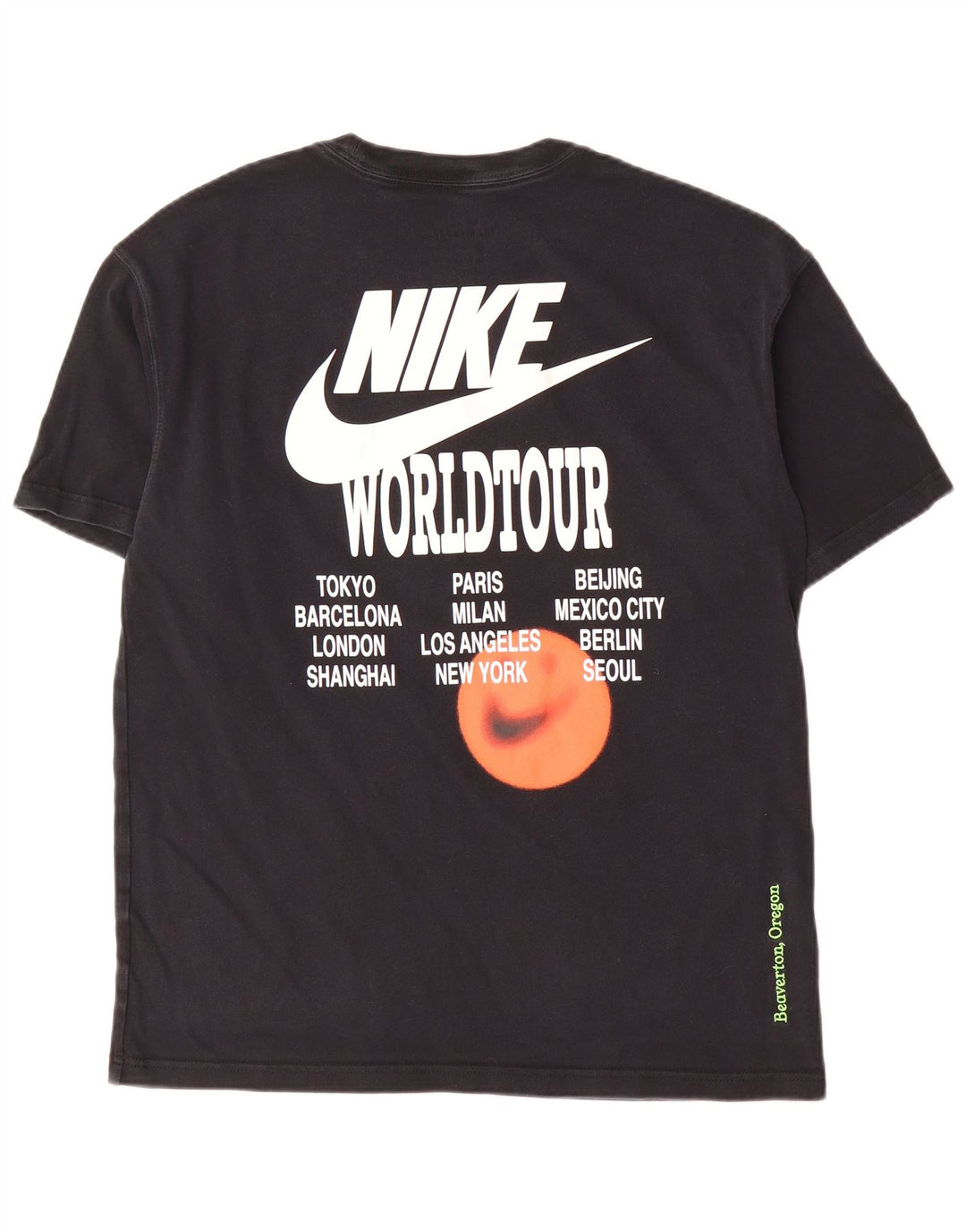 Nike Muška majica kratkih rukava srednje veličine crni pamuk