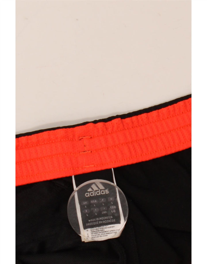 Adidas muške hlače od trenirke velike crne poliesterske