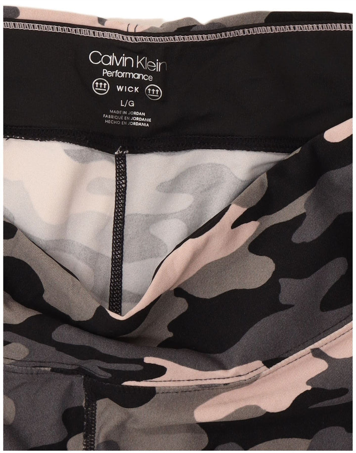 Calvin Klein Ženske Performance Leggings UK 16 Large Multicolored