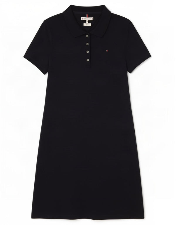 Tommy Hilfiger ženska uska polo haljina UK 18 XL tamnoplavi pamuk
