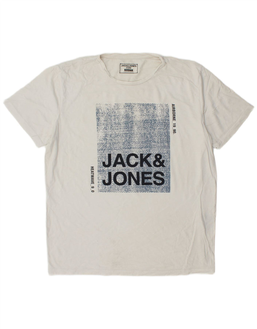 JACK & JONES Muška majica kratkih rukava regularnog kroja XL, bijeli pamuk