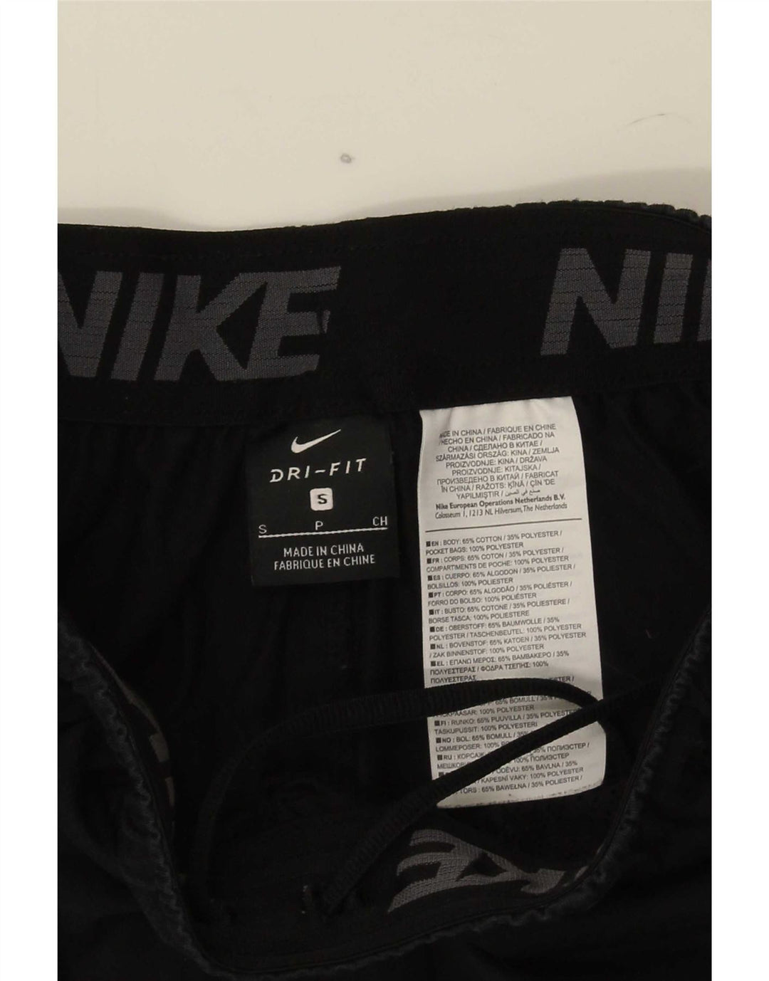 Male crne pamučne muške sportske kratke hlače Dri Fit