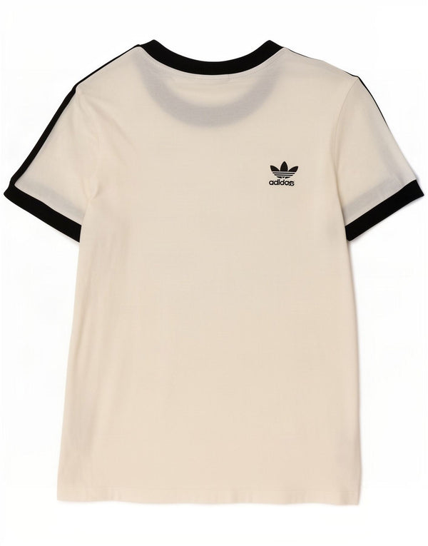 Adidas ženska majica kratkih rukava UK 14 Medium White Cotton