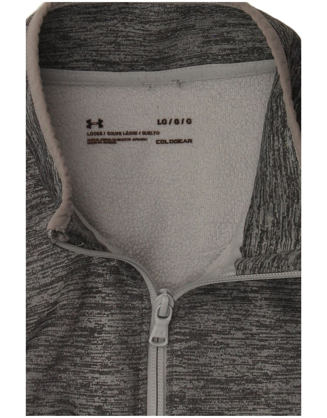 Under Armour Muški Cold Gear Pulover Gornji dio trenirke Large Grey Flecked