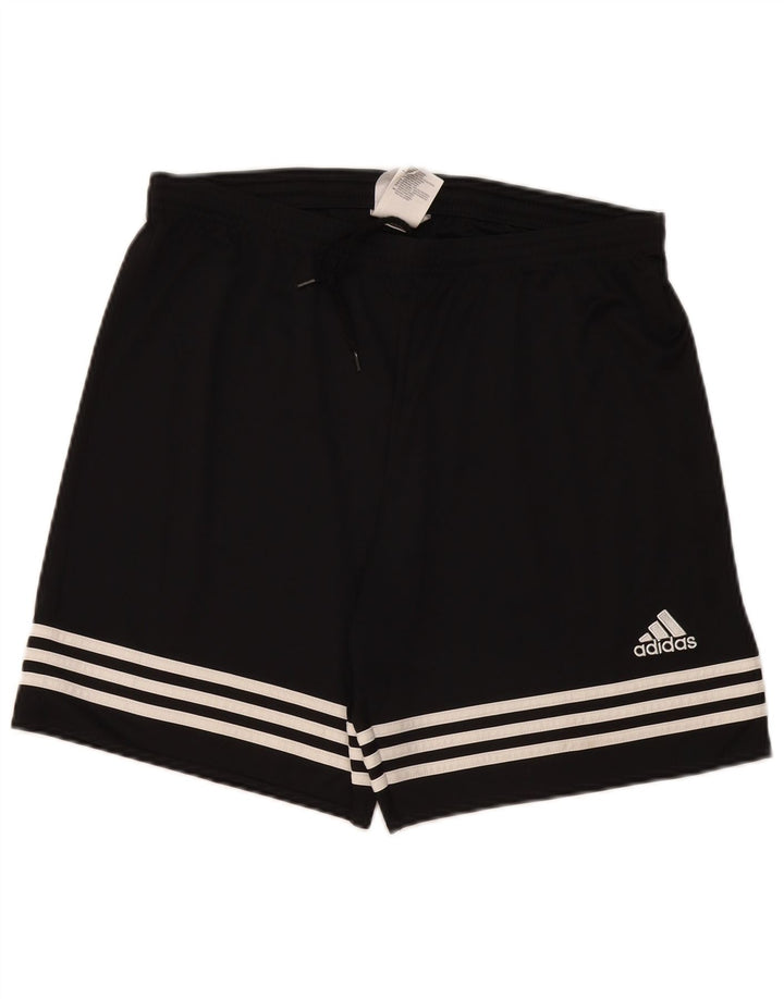 Adidas muške sportske kratke hlače Climalite, veliki crni poliester