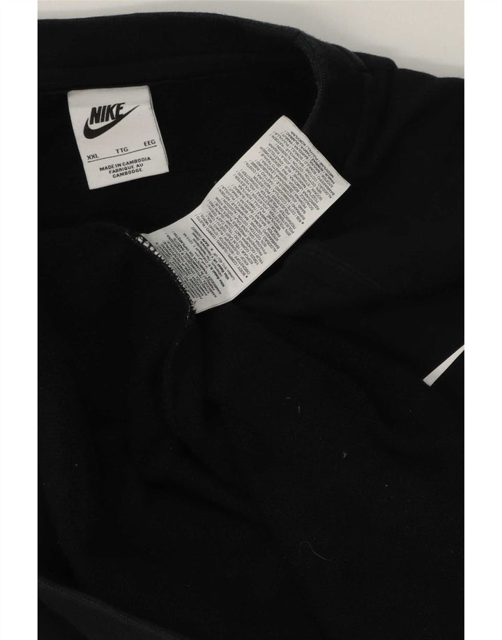 Nike muški džemper s grafičkim motivima 2XL crni pamuk