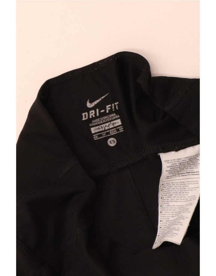 Nike ženske Dri Fit tajice UK 6 XS crni poliester