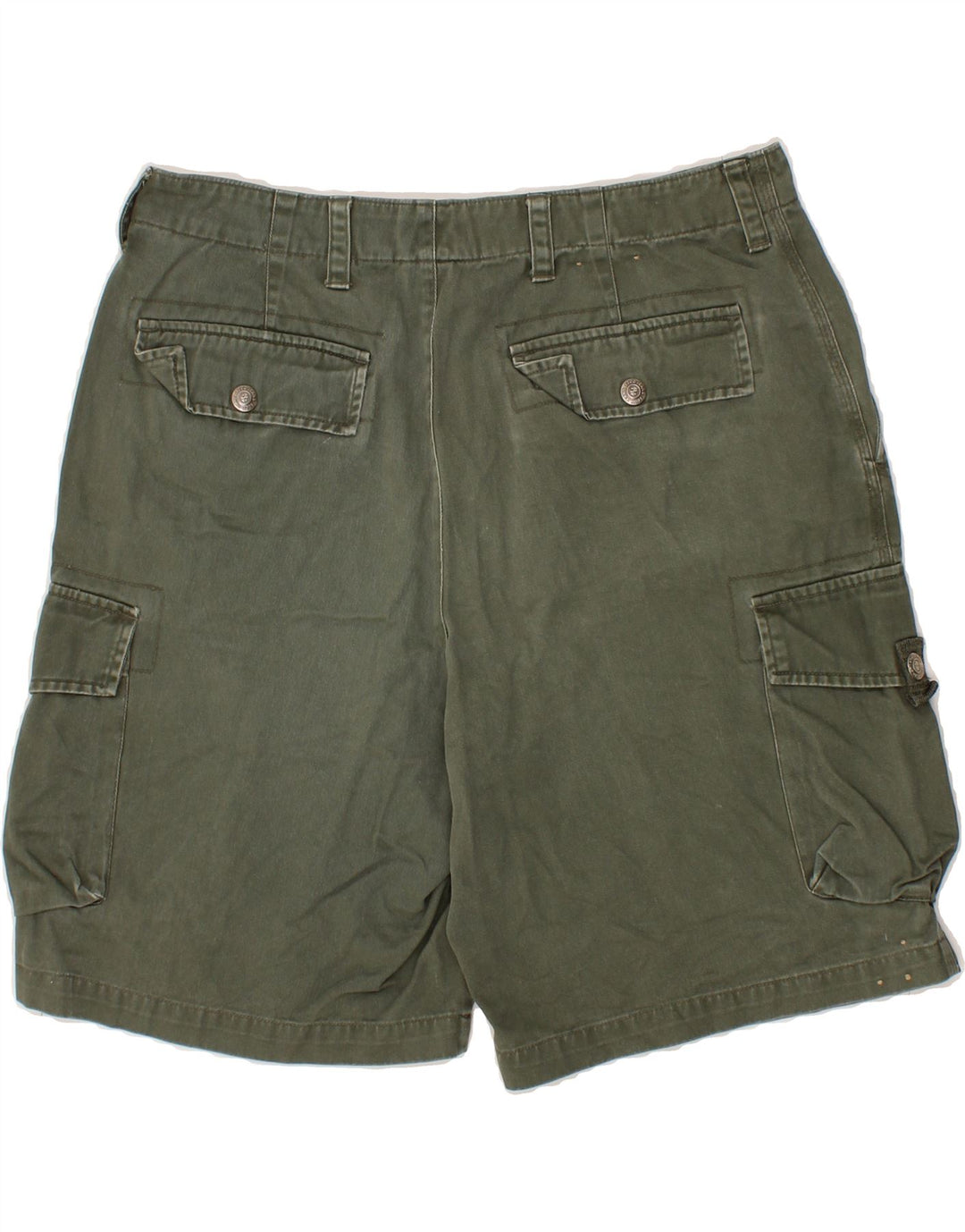 IZOD Womens Cargo Shorts W34 Large Green Cotton Vintage Izod and Second-Hand Izod from Messina Hembry 