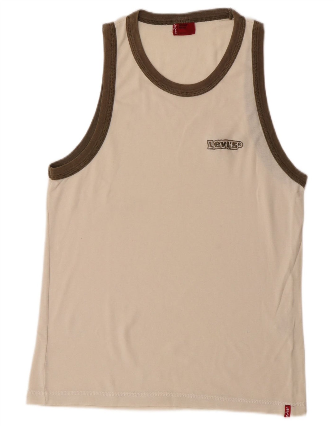 Levi's muški gornji dio prsluka mali od bijelog pamuka