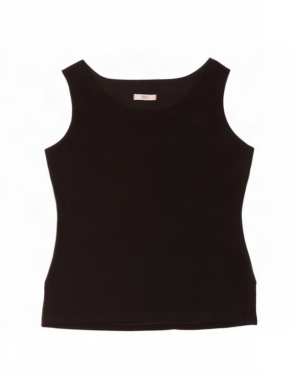 Marks & Spencer ženski gornji dio bluze bez rukava UK 18 XL crna viskoza