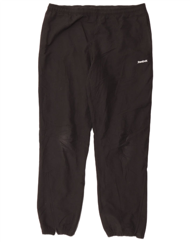 Reebok muške trenirke Hlače Joggers Srednji crni poliester