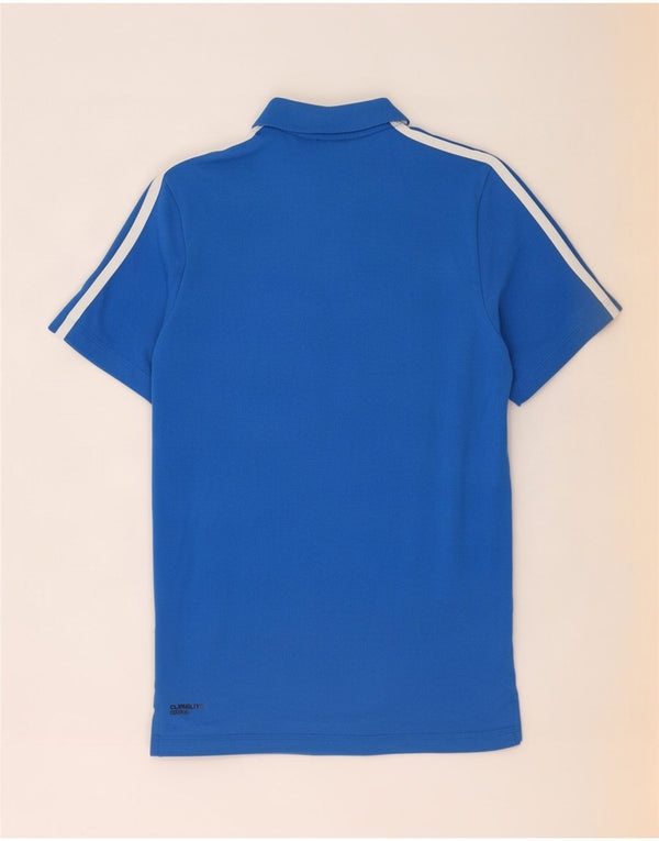 Adidas Mens Climalite Polo Shirt Small Blue Cotton