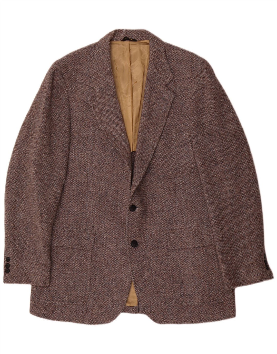 Harris Tweed muški sako sa 2 gumba UK 38 srednje siva vuna