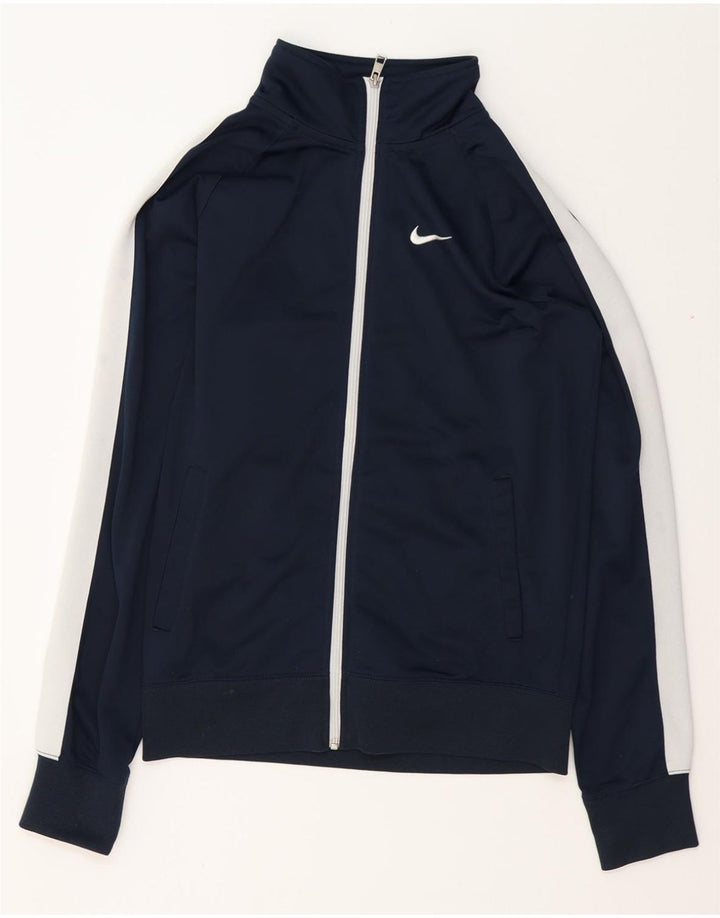 NIKE Muška gornja jakna trenirke Mala mornarsko plava poliesterska boja