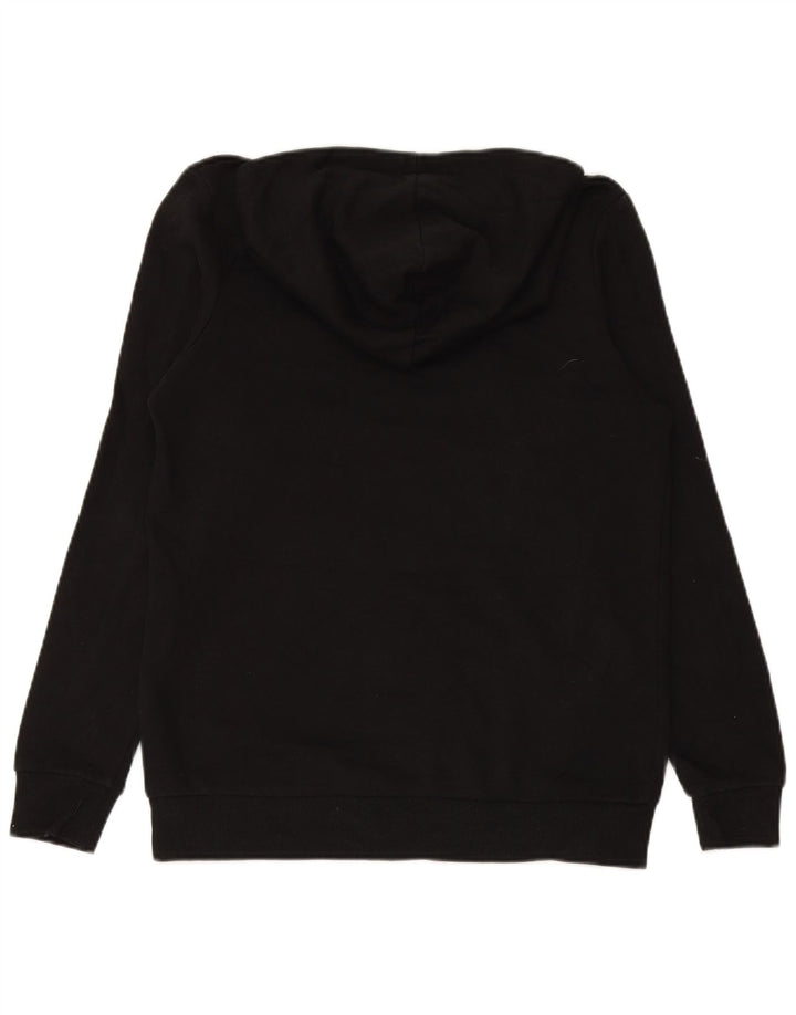 JACK & JONES Džemper s kapuljačom s kapuljačom za dječake, 15-16 godina, crni pamuk