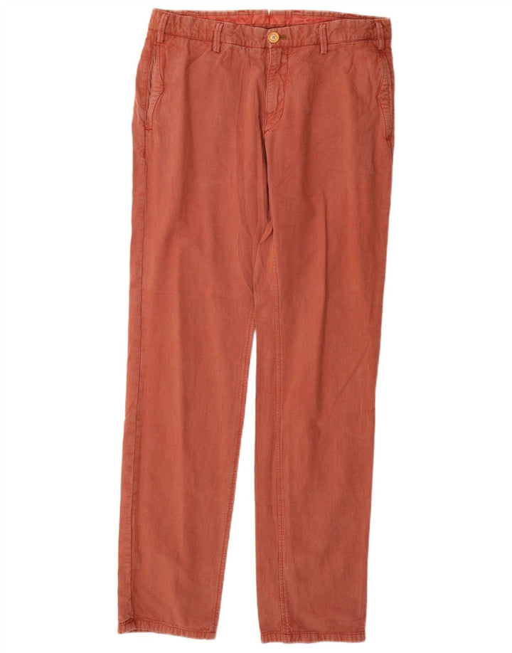 MASSIMO DUTTI Muške ležerne chino hlače EU 42 Large W32 L32 Crvene