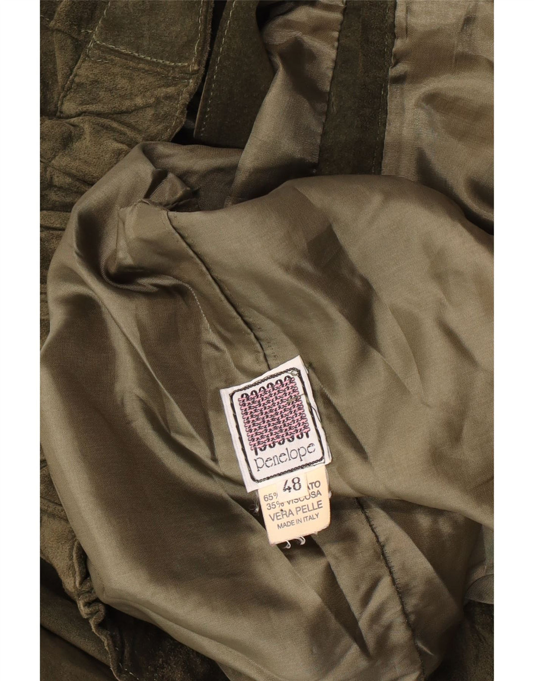 Penelope ženska jakna od brušene kože IT 48 XL kaki koža