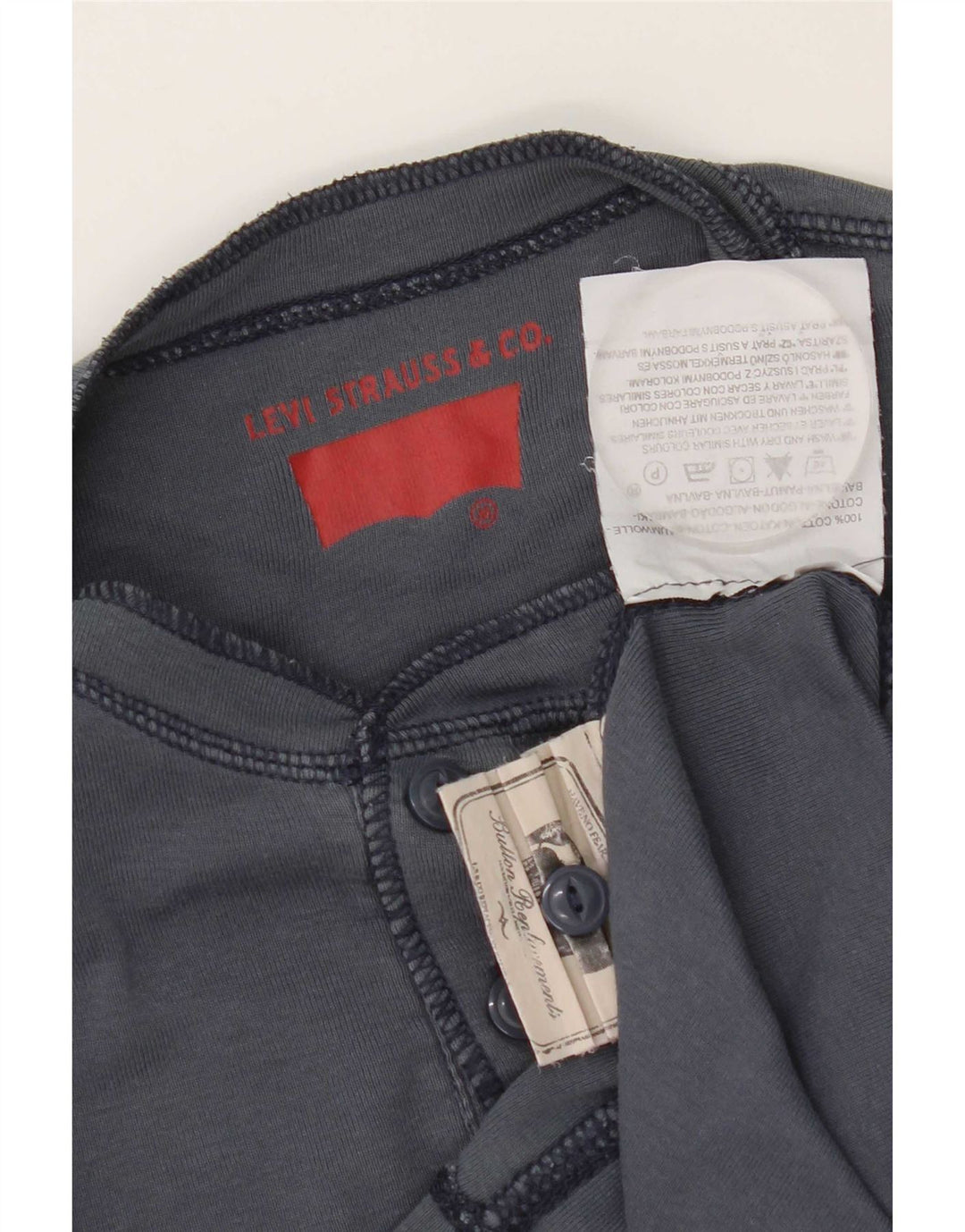 Levi's muška majica dugih rukava srednje tamnoplave boje
