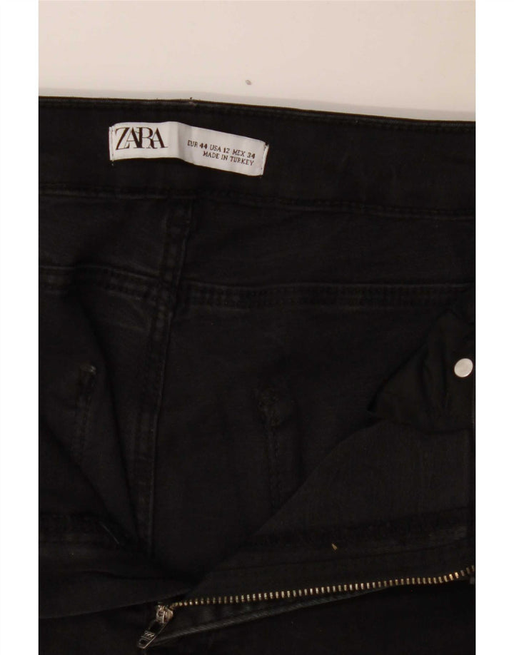 Zara ženske uske traperice EU 44 XL W34 L24 crne