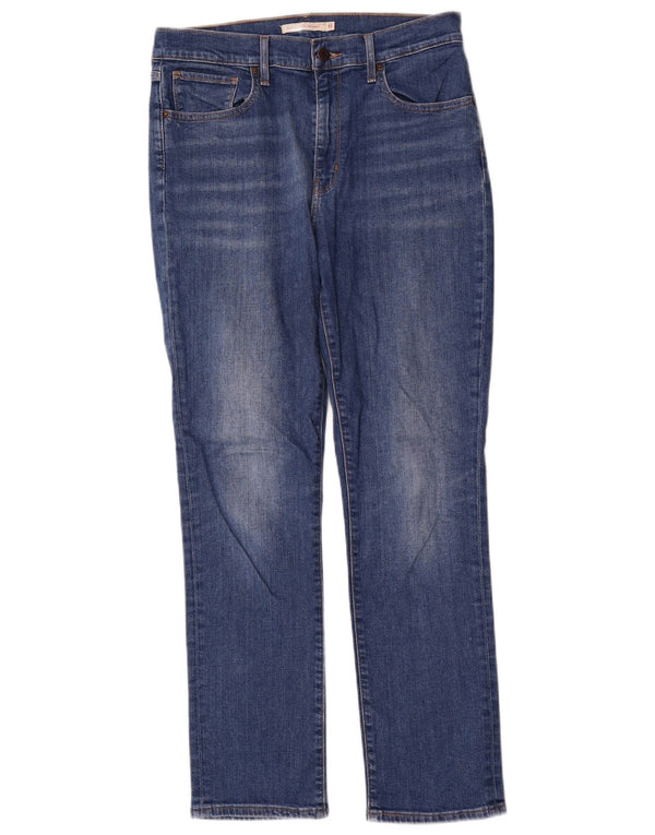Levi's ženske ravne traperice visokog struka 724 W31 L30 plavi pamuk