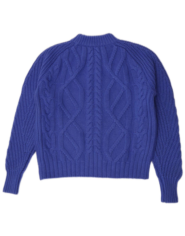 Marks & Spencer ženski džemper s kornjačičastim ovratnikom UK 8 Small Blue