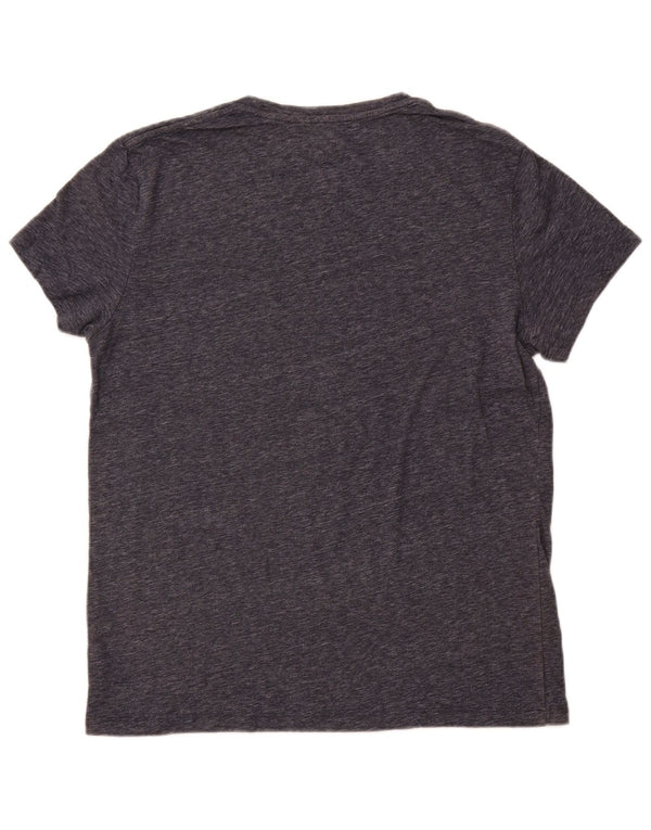 JACK WILLS Ženska majica kratkih rukava uskog kroja UK 16 velika tamnoplava s pjegama