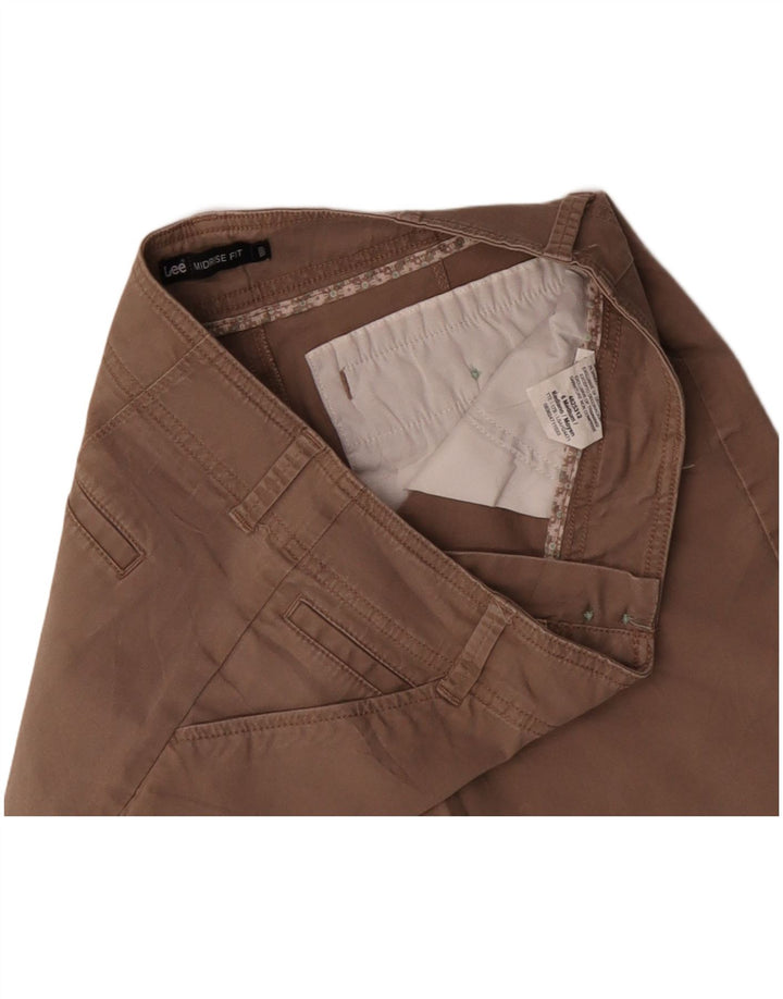 Ležerne ženske kratke hlače srednjeg rasta LEE US 6 srednje W32 bež pamuk