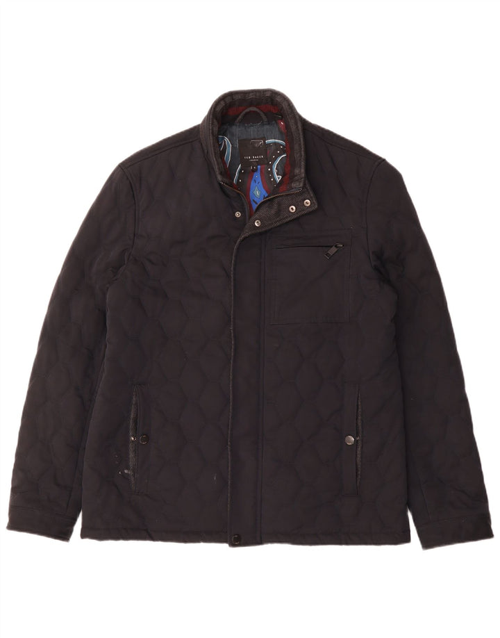 TED BAKER Muška prošivena jakna Veličina 5 XL tamnoplava