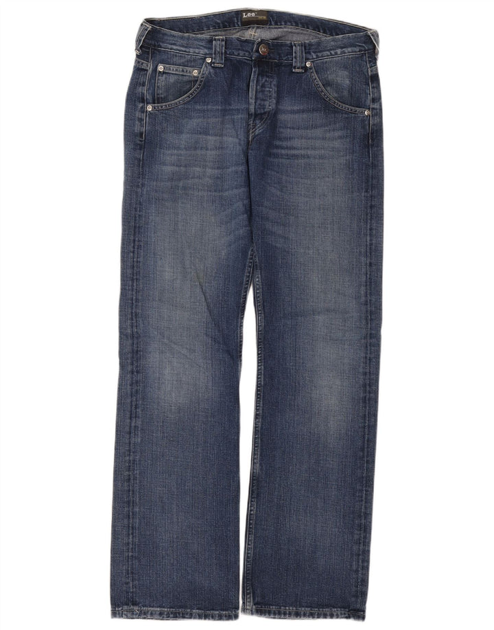 Lee Mens Flint Regular Fit Bootcut traperice W33 L32 Plavi pamuk