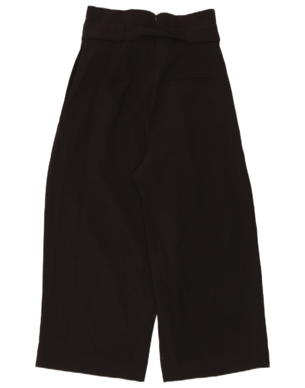 Coast Womens Crop Harem Trousers EU 36 Small W30 L23 Black Polyester