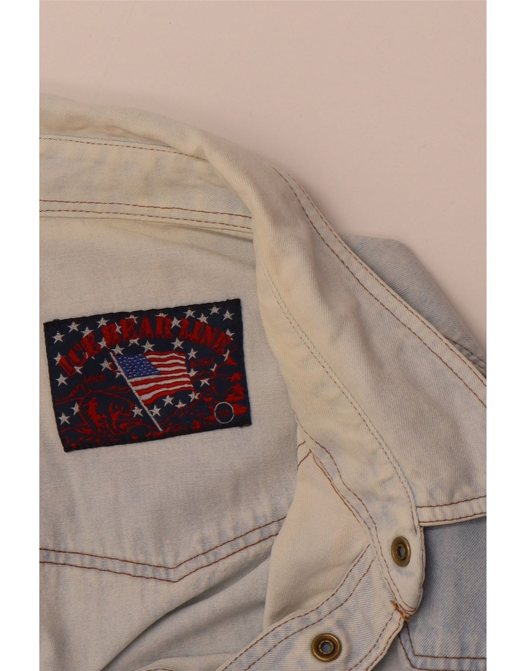 VINTAGE muška traper košulja Srednje plava