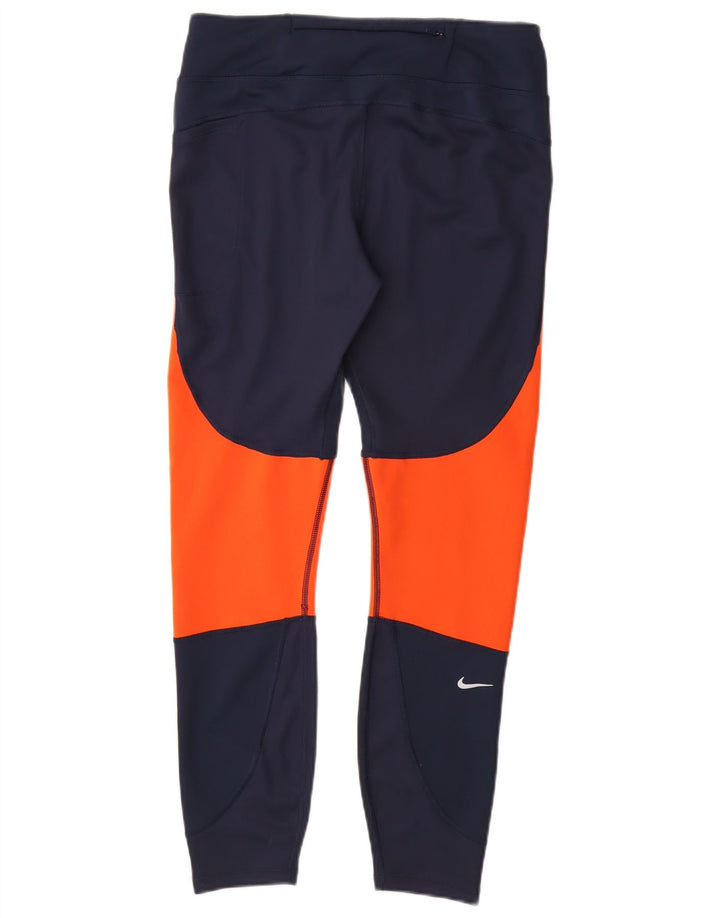 Nike ženske tajice UK 14 velike tamnoplave poliesterske boje