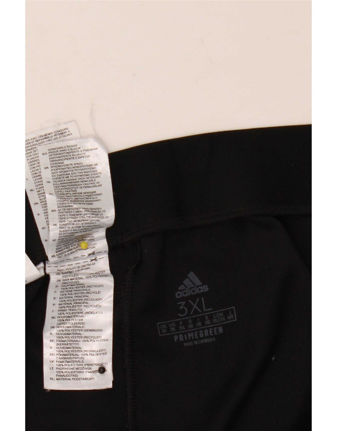 Adidas muške Aeroready hlače za trenirku 3XL crni poliester